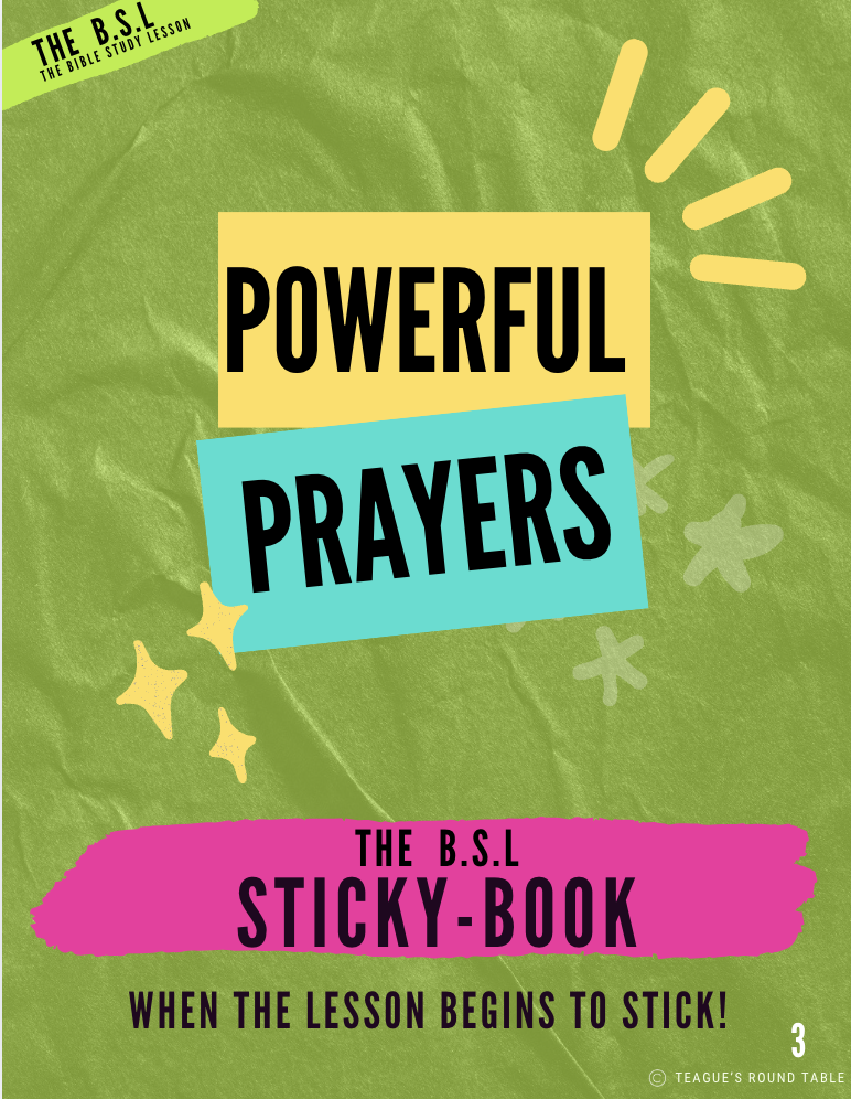 Powerful Prayers Sticky-Book