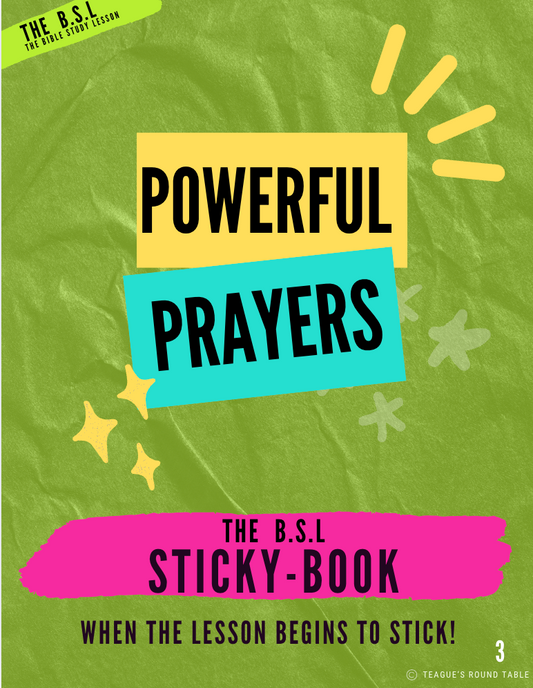 Powerful Prayers Sticky-Book
